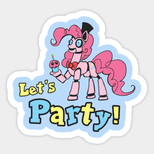 My Little Pony - Pinkie Pie Animatronic - Let's Party! Sticker